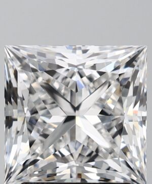 2.54ct Princess Lab-Grown Diamond — D VVS2 — IGI Certified