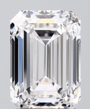 3.06ct Emerald Lab-Grown Diamond — D VVS2 — IGI Certified