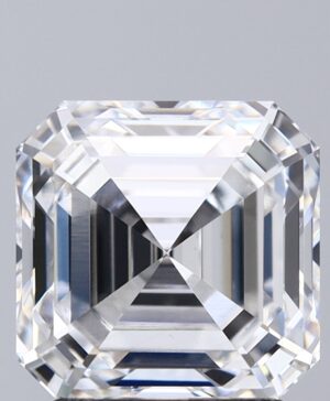 2.55ct Asscher Lab-Grown Diamond — D VVS2 — IGI Certified