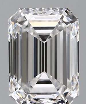 3.06ct Emerald Lab-Grown Diamond — D VVS2 — IGI Certified
