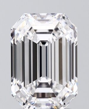 2.57ct Emerald Lab-Grown Diamond — D VVS2 — IGI Certified