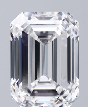 3.06ct Emerald Lab-Grown Diamond — D VVS2 — IGI Certified
