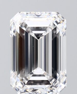 3.04ct Emerald Lab-Grown Diamond — D VVS2 — IGI Certified
