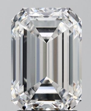 3.00ct Emerald Lab-Grown Diamond — D VS1 — IGI Certified