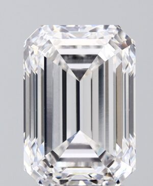 3.00ct Emerald Lab-Grown Diamond — D VS1 — IGI Certified