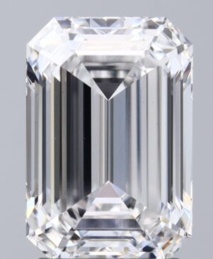 2.95ct Emerald Lab-Grown Diamond — D VVS2 — IGI Certified