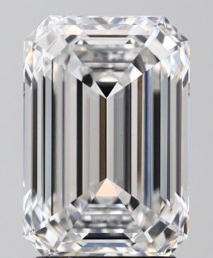 2.91ct Emerald Lab-Grown Diamond — D VVS2 — IGI Certified