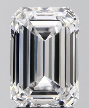 2.88ct Emerald Lab-Grown Diamond — D VVS2 — IGI Certified