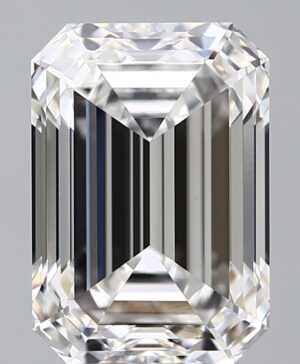 2.87ct Emerald Lab-Grown Diamond — E VVS2 — IGI Certified
