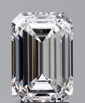 2.74ct Emerald Lab-Grown Diamond — D VVS2 — IGI Certified