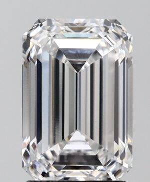 2.57ct Emerald Lab-Grown Diamond — D VVS2 — IGI Certified