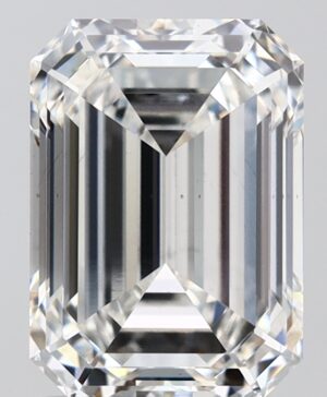 2.56ct Emerald Lab-Grown Diamond — F VS2 — IGI Certified