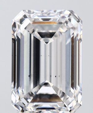 2.55ct Emerald Lab-Grown Diamond — F VS2 — IGI Certified