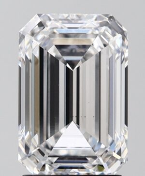 2.55ct Emerald Lab-Grown Diamond — D VS1 — IGI Certified