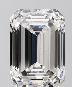 2.55ct Emerald Lab-Grown Diamond — F VS2 — IGI Certified
