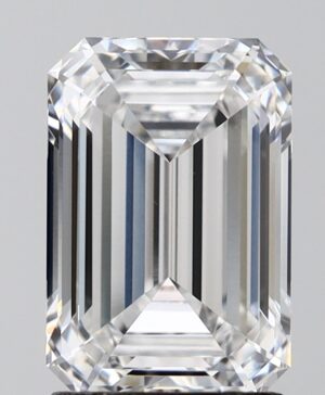 2.07ct Emerald Lab-Grown Diamond — D VVS2 — IGI Certified