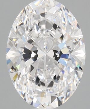 1.57ct Oval Lab-Grown Diamond — D VVS2 — IGI Certified