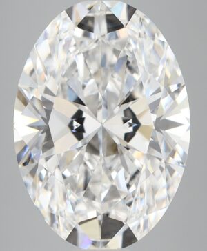 6.10ct Oval Lab-Grown Diamond — D VVS2 — IGI Certified