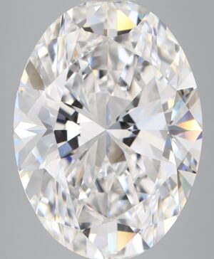 6.09ct Oval Lab-Grown Diamond — D VVS2 — IGI Certified
