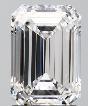 2.07ct Emerald Lab-Grown Diamond — D VVS2 — IGI Certified