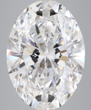6.07ct Oval Lab-Grown Diamond — D VVS2 — IGI Certified