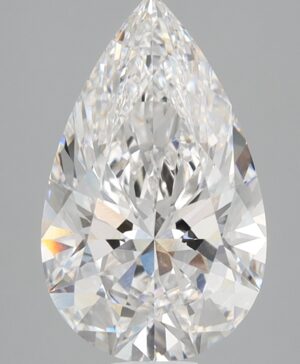 2.57ct Pear Lab-Grown Diamond — D VVS2 — IGI Certified