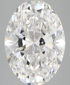 5.06ct Oval Lab-Grown Diamond — D VVS2 — IGI Certified