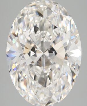 4.67ct Oval Lab-Grown Diamond — F VS2 — IGI Certified