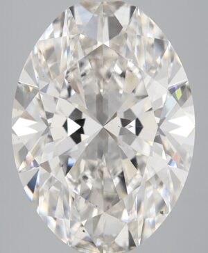4.67ct Oval Lab-Grown Diamond — F VS2 — IGI Certified