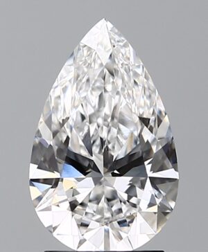 2.01ct Pear Lab-Grown Diamond — D VVS2 — IGI Certified