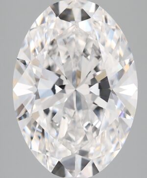 4.53ct Oval Lab-Grown Diamond — D VVS2 — IGI Certified