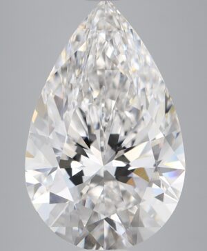 7.09ct Pear Lab-Grown Diamond — D VVS2 — IGI Certified