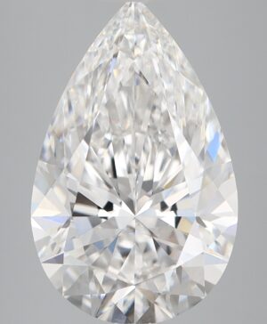 5.10ct Pear Lab-Grown Diamond — D VVS2 — IGI Certified