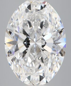 4.08ct Oval Lab-Grown Diamond — D VVS2 — IGI Certified