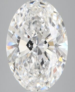4.08ct Oval Lab-Grown Diamond — D VVS2 — IGI Certified