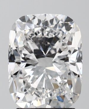 2.56ct Cushion Lab-Grown Diamond — D VVS2 — IGI Certified
