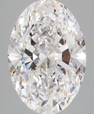 4.08ct Oval Lab-Grown Diamond — D VVS2 — IGI Certified