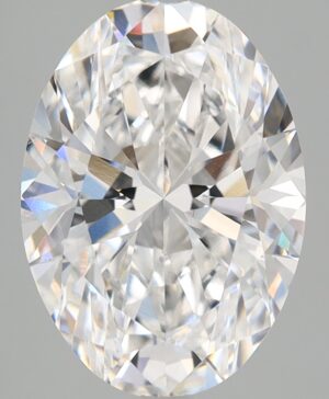 4.08ct Oval Lab-Grown Diamond — D VVS2 — IGI Certified