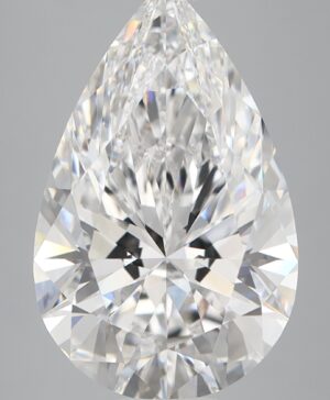 4.08ct Pear Lab-Grown Diamond — D VVS2 — IGI Certified