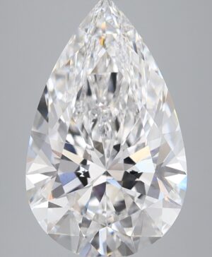 4.08ct Pear Lab-Grown Diamond — D VVS2 — IGI Certified