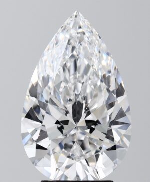 4.08ct Pear Lab-Grown Diamond — D VVS2 — IGI Certified