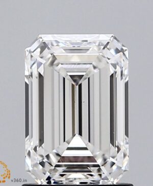 1.58ct Emerald Lab-Grown Diamond — E VS1 — IGI Certified