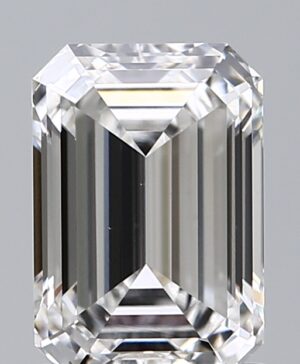 1.58ct Emerald Lab-Grown Diamond — D VVS2 — IGI Certified