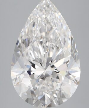 4.08ct Pear Lab-Grown Diamond — D VVS2 — IGI Certified