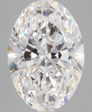 4.07ct Oval Lab-Grown Diamond — D VVS2 — IGI Certified