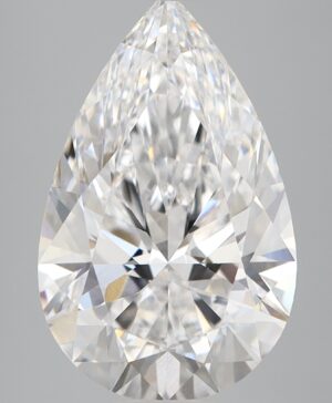 4.08ct Pear Lab-Grown Diamond — D VVS2 — IGI Certified