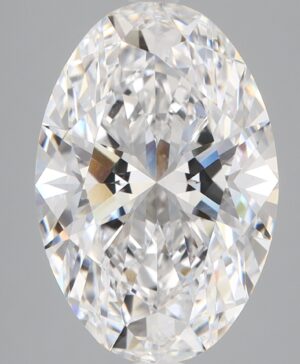 4.07ct Oval Lab-Grown Diamond — D VVS2 — IGI Certified