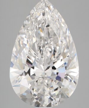 4.08ct Pear Lab-Grown Diamond — D VVS2 — IGI Certified