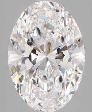 4.07ct Oval Lab-Grown Diamond — D VVS2 — IGI Certified