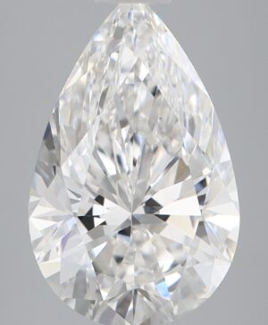 4.08ct Pear Lab-Grown Diamond — D VVS2 — IGI Certified